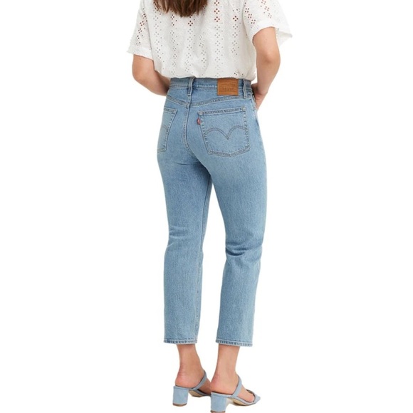 Levi’s Wedgie Straight Tango Blue Jeans - Picture 6 of 16
